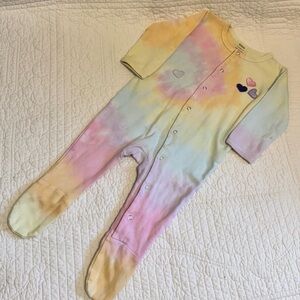Owlivia Tie-Dye Sleeper baby girl 6-12m